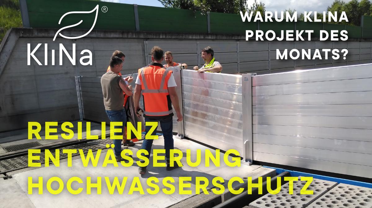 Klina PdM Mobiler Hochwasserschutz Lainzer Tunnel und Atzenbrugger Tunnel