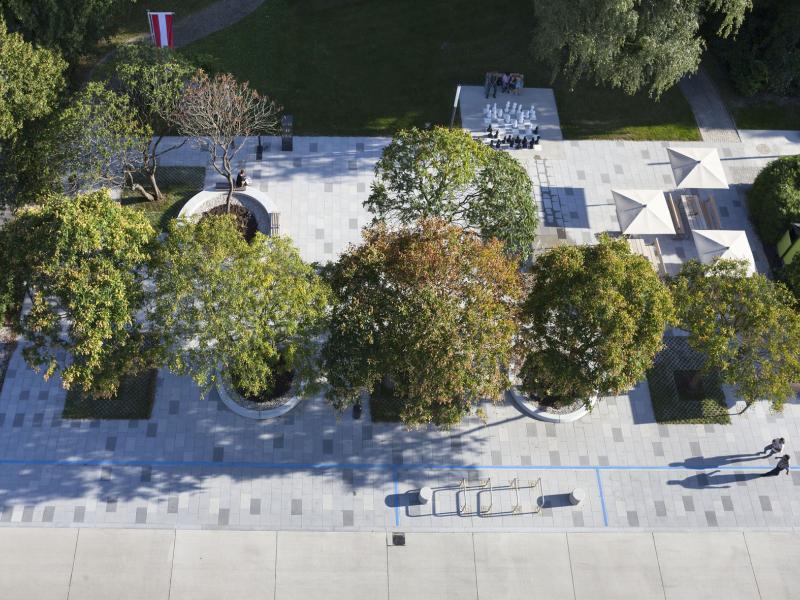 Begegnungszone Waldegg © Architekt Weidinger / fotograph Rupert Steiner