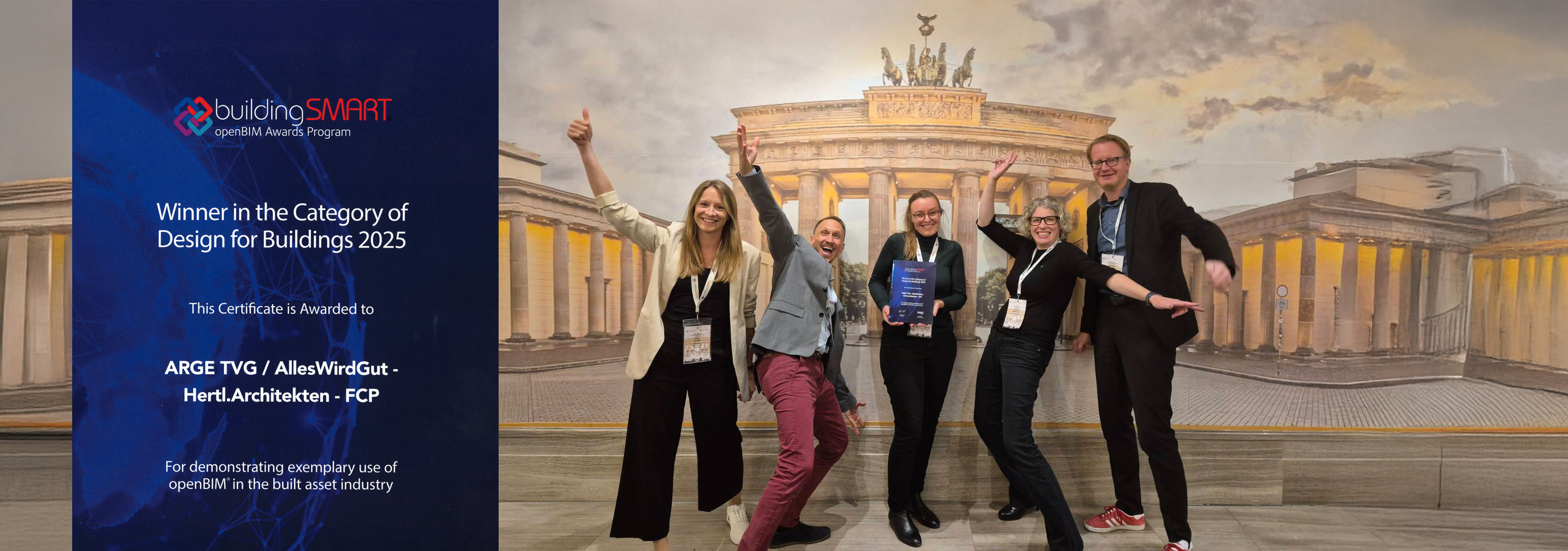 Gewonnen: openBIM Award 2025