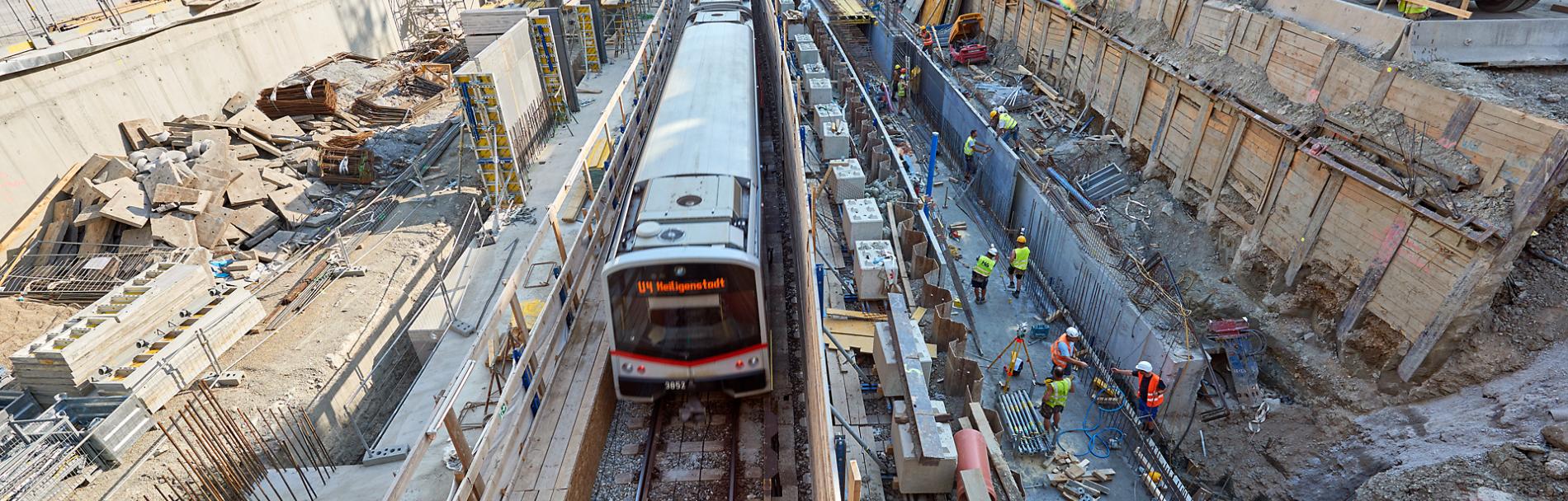 U2/U4 U-Bahnkreuz Pilgramgasse © Toni Rappersberger 